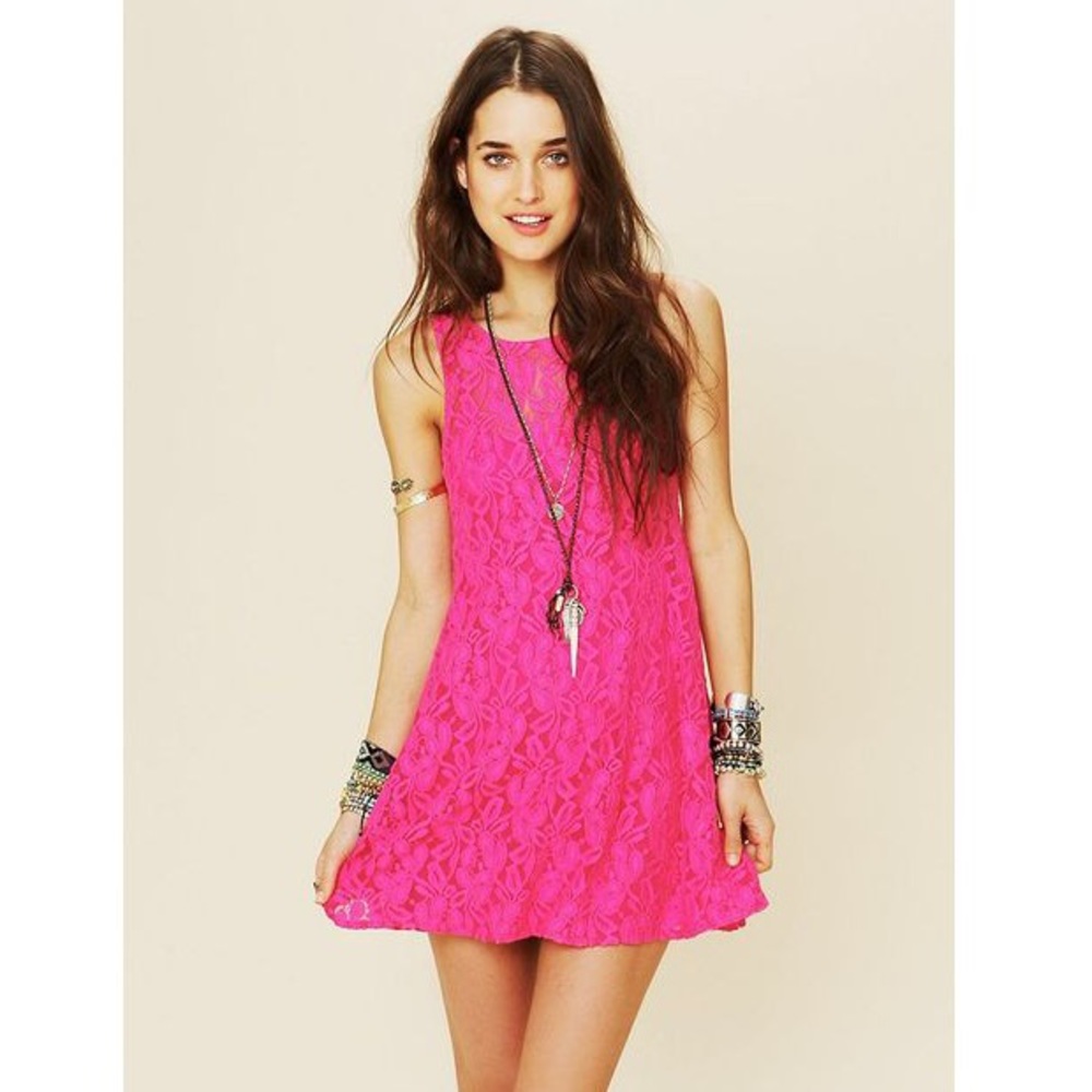 Free People Miles Of Lace Dress